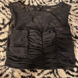 Mesh crop top